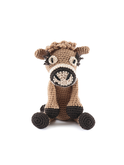jersey, cow, eds animals, edwards crochet, edwards menagerie, kerry lord
